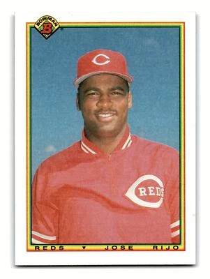 Jose Rijo 1990 Bowman #45 Cincinnati Reds NM-MINT - Image 1 of 2