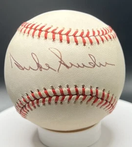 Duke Snider Autographed OMLB NY Mets SF Giants Los Angels Dodgers HOF - Picture 1 of 3