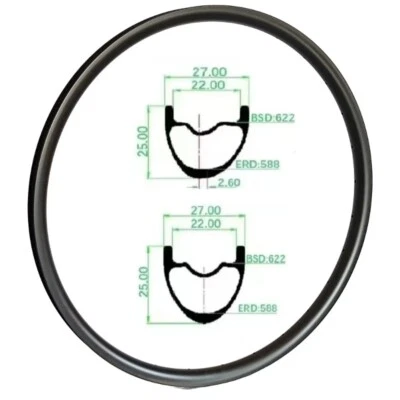 Llantas de bicicleta sin cámara 29er XC MTB 24 28 32 agujeros Foto 1 de 4