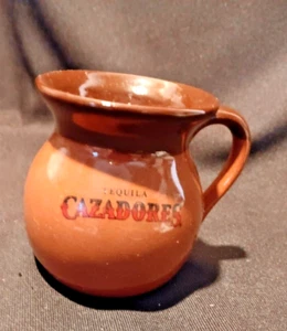 Vintage Cazadores Tequila Mexican Ceramic/Pottery Cup Hechoen Mexico - Picture 1 of 4