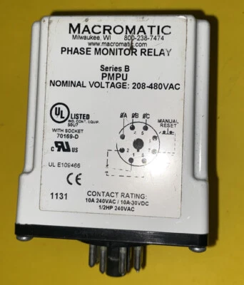 *USADO* SERIE B PMPU-MACROMÁTICO-FASE MONITOR RELÉ-ENVÍO GRATUITO* Foto 1 de 3