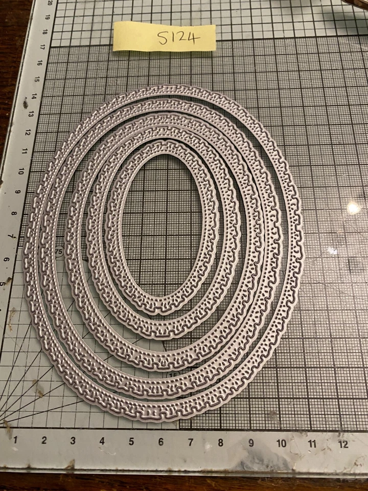 Tattered Lace nesting oval  die set ref5124  **SALE** - Image 1 of 1