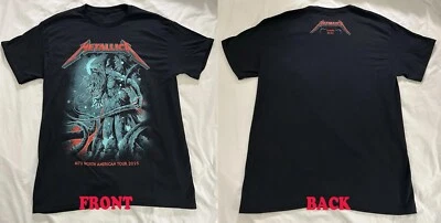 NEW & HOT! Metallica M72 Tampa Bay Florida Pop up Shop T-Shirt 2025, 2 Sides