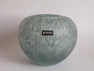 LAMBERT UNIKAT GLASVASE Vase D=19,5cm Handarbeit 2,1kg Dekoration - Bild 1 von 4