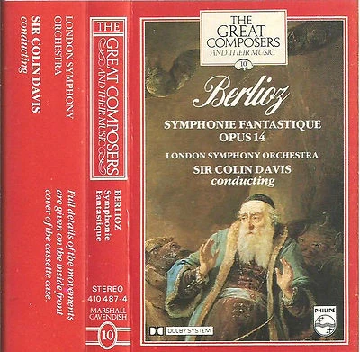 Berlioz Symphonie Fantastique CASSETTE ALBUM Colin Davis LSO Great Composers10 ‎ - Image 1 of 4