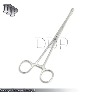 SPONGE Forceps 9" Body Piercing Kits Plain Supplies Instruments - Picture 1 of 3