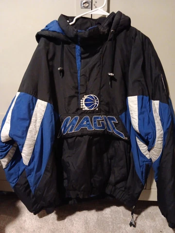 Orlando Magic Starter Jacket Xl Vintage Retro Cover
