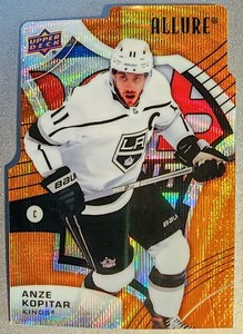 2021-22 Upper Deck Allure Orange Slice Die Cut 85 Anze Kopitar Los Angeles Kings