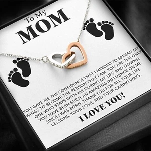To My Mom Necklace, Gift For Mom, Mothers Day Gifts, Birthday Gift For Mom - Picture 1 of 12
