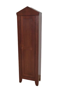 Ethan Allen Country Colors Jelly Cabinet Cupboard Maple #45-1034 Cranberry - Picture 1 of 14