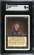 1994 Magic the Gathering Revised Mind Twist SGC 9 Mint Rare Trading Card