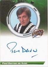 Blake's 7 Series 2 - Paul Darrow "Avon" S2PD Blue Variant Autograph Card