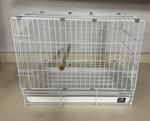 Prevue Pet Products Travel Bird Cage Foldable 3/4 Wirespace 20x12.5x15.5 & Perch - Picture 1 of 3
