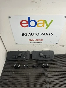 2006-2011 BMW 3-SERIES GENUINE FRONT SEAT ADJUST CONTROL SWITCH COMPLETE SET OEM - Picture 1 of 10