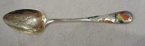 CANADA LACHINE RAPIDS enameled souvenir spoon marked 925 - Picture 1 of 4