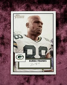 Bubba Franks 1952 Topps Heritage MINT Facsimile Auto Packers Jersey Miami Canes - Picture 1 of 4