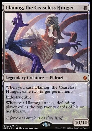 MTG Ulamog, the Ceaseless Hunger (15/313) Battle for Zendikar LP - Image 1 of 1
