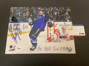 Vladimir Tarasenko St Louis Blues Autographed Signed 11x14 PSA COA 1st NHL Goal  - Picture 1 of 1