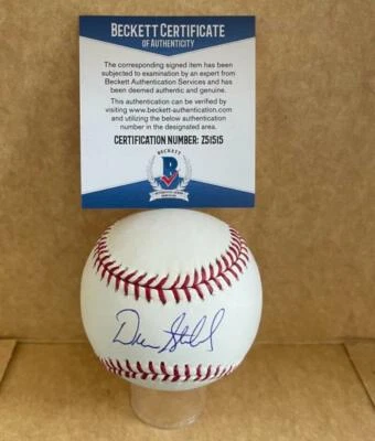 DREW STUBBS ROJOS/ORIOLES/BRAVOS FIRMADO AUTO M.L. BÉISBOL BECKETT Z51515 Foto 1 de 3