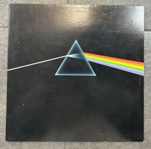 Pink Floyd Dark Side Of The Moon Vinyl W/ 2 Original Posters & Stickers - Picture 1 of 11