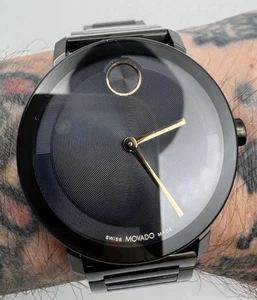Reloj de pulsera para hombre Movado 2.0 Evolution Swiss Ionic negro PVD acero inoxidable 3601112 - Imagen 1 de 16