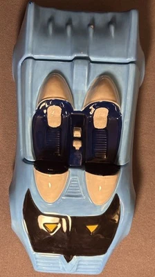 Tarro de galletas batimóvil Batman azul vintage DC Comics  Foto 1 de 4