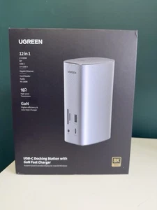 Revodok USB C Docking Station with 100W GaN Charger, 12-in-1 - Picture 1 of 1