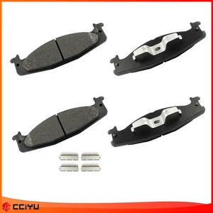 4PCS Front Semi-Metallic Brake Pads For Ford E-150 Econoline Club Wagon Bronco - Picture 1 of 9