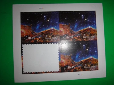 3 USA COSMIC CLIFFS Scott #5828 Stamps MNH VF,  Face Value = $91.35 - Image 1 of 3