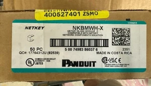 Panduit NKBMWH-X NetKey Leermodul C Stck - 50 NEU weiß - Bild 1 von 1