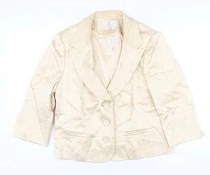 Blazer para mujer CC beige talla 14 Petite - Imagen 1 de 12