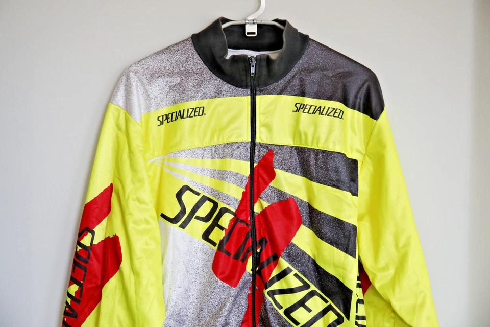 Chaqueta de invierno ciclismo vintage especializada - talla L grande - Hecha en Italia  Foto 1 de 4