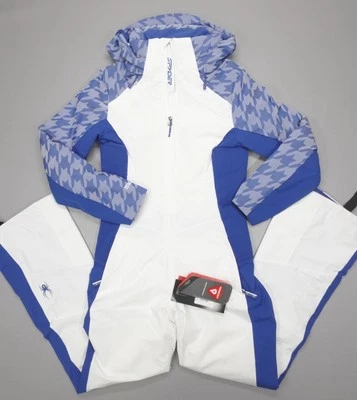 Traje eléctrico SPYDER aislado esquí Primaloft 20K impermeable blanco talla 4 $550 Foto 1 de 4