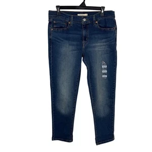 Levi's NEW Boyfriend Mid Rise Tapered Leg Med Wash Jean W30 L27 Casual Stretch - Picture 1 of 14