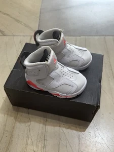 Jordan 6 Retro Little Flex Infrared CT4417-101 Size UK 3.5 EU 19.5 - Picture 1 of 6