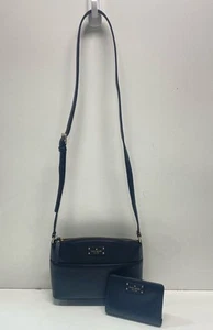 Kate Spade Women's Black Leather Crossbody Bag With Wallet - Picture 1 of 7
