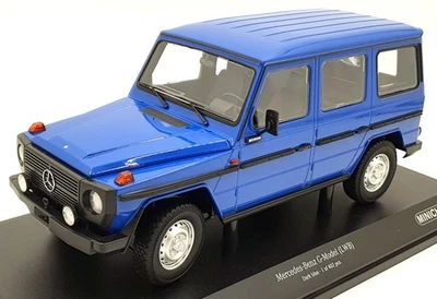 Minichamps 1/18 Scale Diecast 155 038100 - Mercedes-Benz G-Model LWB Dark Blue - Image 1 of 4