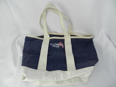 Vintage Polo Jeans Ralph Lauren Lobster Hut Tote Bag Navy RL - Image 1 of 4