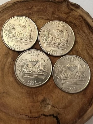2003 D Arkansas State Quarter Circulated Excellent Condition 💎 - Image 1 of 3