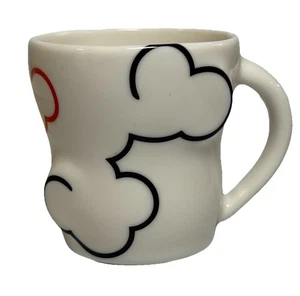 Sam Chung Cloud Becher 3 rot schwarz Modern Art Bio Form Ausstellungsstück - Bild 1 von 7