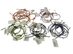 30 Bracciali Amicizia Perline Colorati Regolabili Nuovi Regno Unito - Foto 1 di 7