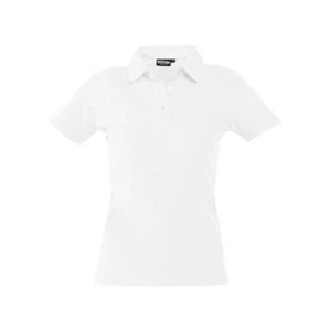 Womens Dassy Polo shirt White Leon Range  - Imagen 1 de 2