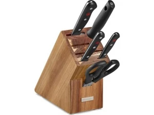 Wusthof 6-Piece Kitchen Gourmet Knife Set w/ Block - NEW - Professional German - Picture 1 of 3
