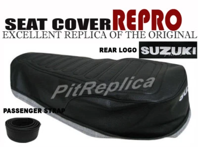 SUZUKI SEAT SADDLE COVER *HEAT PRESSED* GT125B GT125 B 1977 '77 [CSEL]           - Image 1 of 4