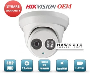 Hikvision Original-Zubehör-Hersteller IP 4MP True WDR PoE Turm, 2,8/4 mm für DS-2CD2342WD-I (HES324-XD) - Bild 1 von 10