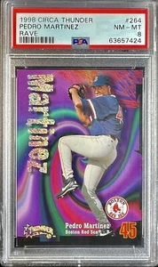 1998 Skybox Circa Thunder Pedro Martinez #264 PSA 8 Rave /150 Pop 5, 3 Higher - Bild 1 von 2