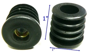 Inserto de muebles de enchufe de rueda Oajen para 5/16"" - 18 hilos, para 1" OD, 4 piezas - Imagen 1 de 1