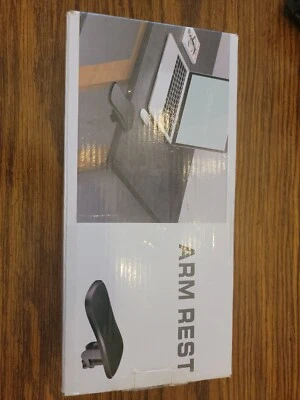 Computer Arm Rest Chair Desk Ergonomic Home Office Wrist Mouse Pad Support Black - Image 1 of 3