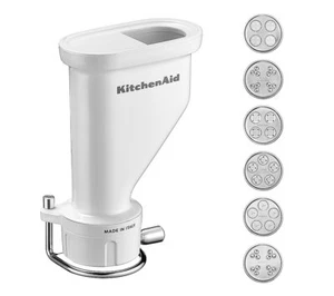 KITCHENAID 5KSMPEXTA Röhrennudel- vorsatz mit 6 Einsätzen für frische Pasta - Bild 1 von 2