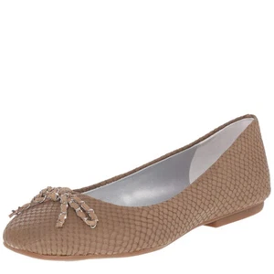 Tahari Inca Bow Ballet Flats Fawn 6M MSRP 89 New - Picture 1 of 6